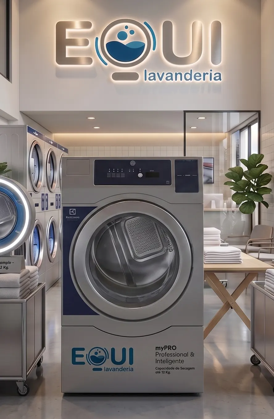 Máquina Electrolux myPRO da EQUI Lavanderia